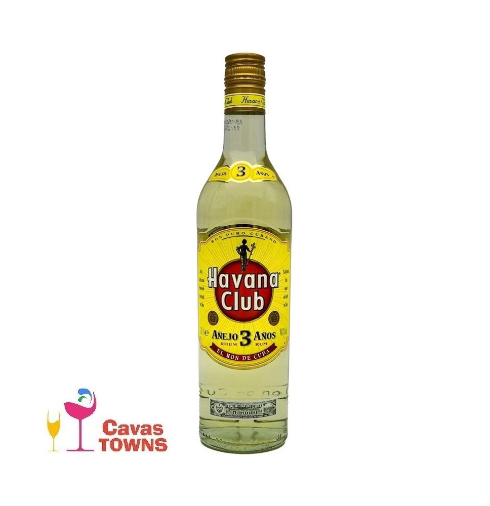 Ron Havana Club Añejo 3 Años 750 ml - Cavas Towns