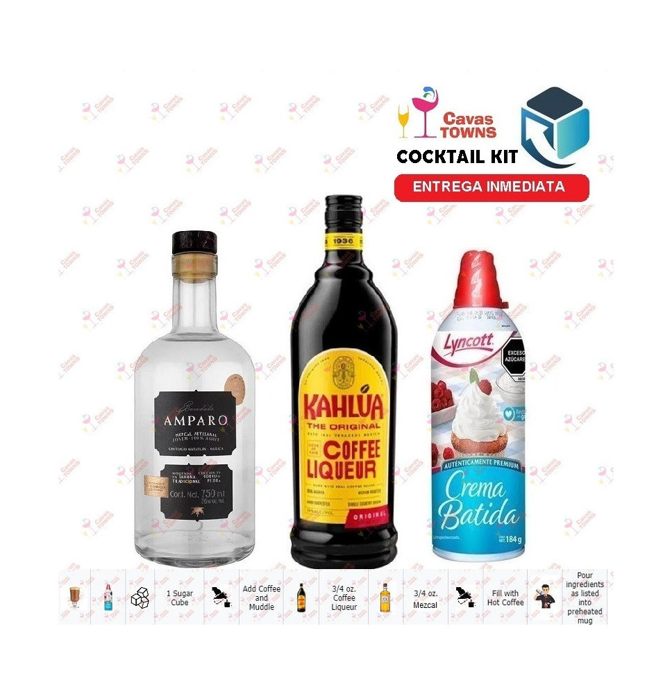 Cocktail Kit Cutty Cooler - 1 Mezcal Receta Recipe - Cavas Towns Cocktail Kit Cutty Cooler - 1 Mezcal Receta Recipe - Cavas Towns