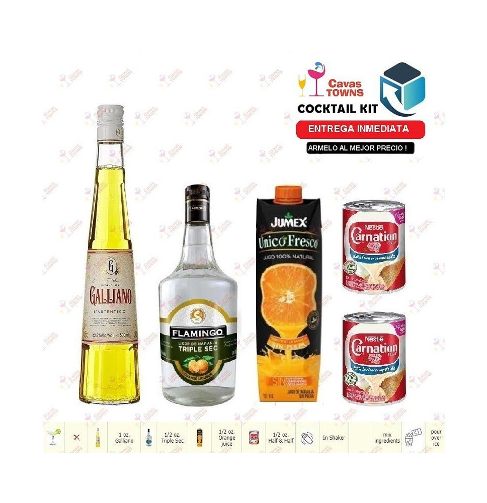 Cocktail Kit Golden Dream Receta Recipe - Cavas Towns Cocktail Kit Golden Dream Receta Recipe - Cavas Towns